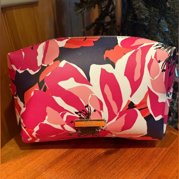 Trina Turk Handbags - Trina Turk Pink Floral Women's Toiletry Bag